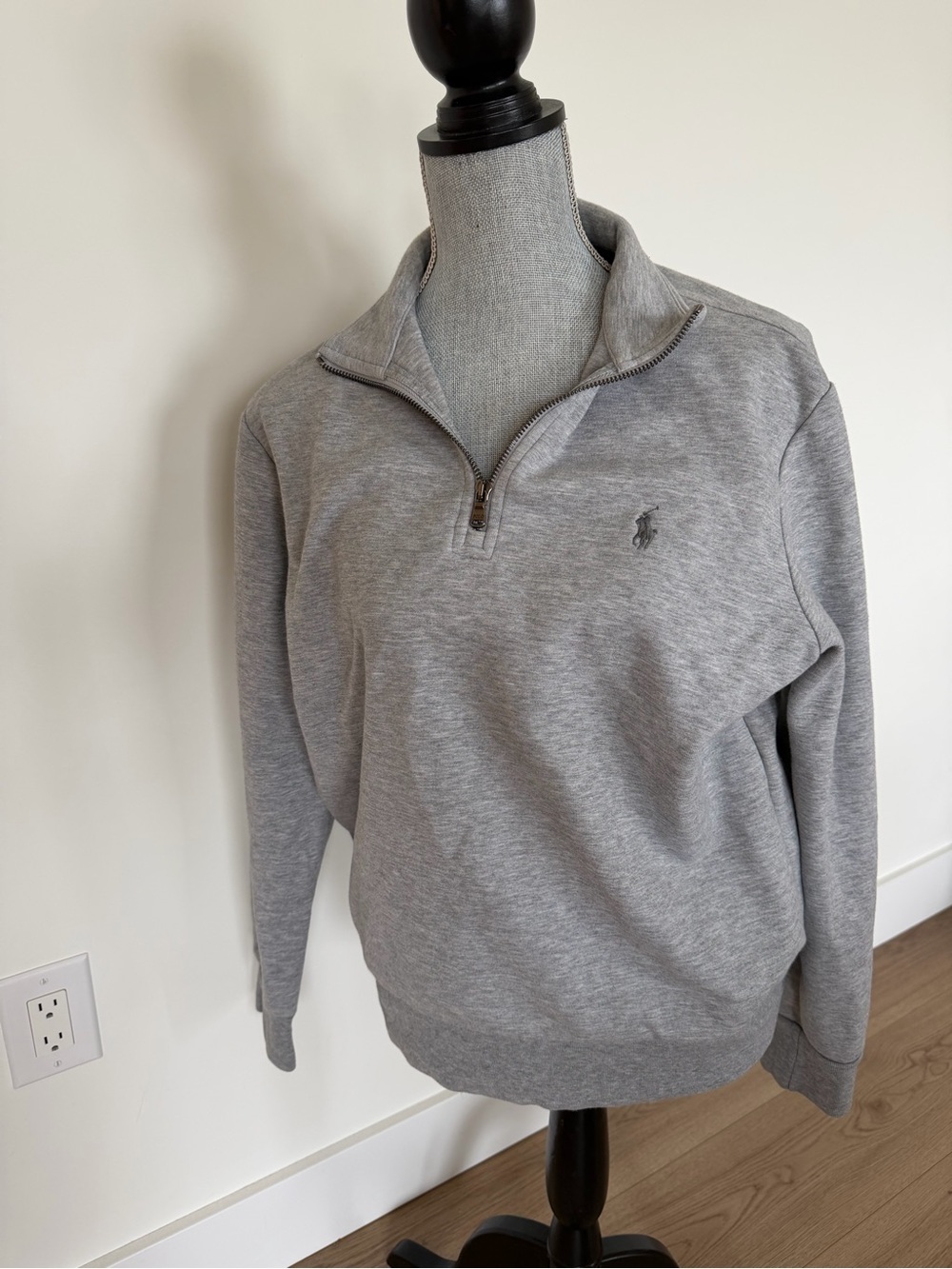 Classic Polo Ralph Lauren Double Knit Quarter-Zip Pullover